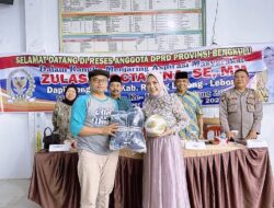 Anggota DPRD Provinsi Bengkulu Zulasmi Octarina Terima Aspirasi Dari Masyarakat Desa Air Meles