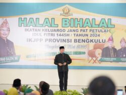 Halal Bihalal Ikatan Jang Pat Petulai, Gubernur Rohidin: Suku Rejang Terbesar di Provinsi Bengkulu