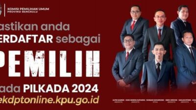 Komisi Pemilihan Umum Provinsi Bengkulu, Pastikan Anda Terdaftar Sebagai Pemilih Pada Pilkada 2024