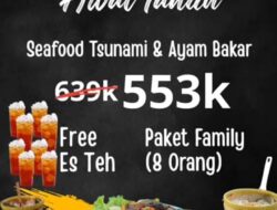 Awal Tahun Lebih Hemat, Rafflesia Beach Club Resto Tawarkan Paket Family Rp553 Ribu