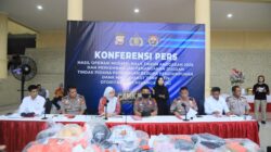 Kapolda Bengkulu Pimpin Konferensi Pers Hasil Operasi Musang Nala 2026 dan Pengungkapan Investasi Bodong