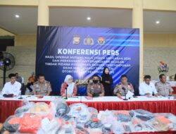 Kapolda Bengkulu Pimpin Konferensi Pers Hasil Operasi Musang Nala 2026 dan Pengungkapan Investasi Bodong