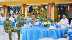 Kapolri Bersama Menko Polkam dan Pimpinan Lembaga Negara Perkuat Kebersamaan di Mabes TNI AL