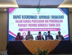 Dokkes Polda Bengkulu Perkuat Kamtibmas melalui Sinergitas Penanganan Penyakit Menular dengan Dinkes Provinsi Bengkulu